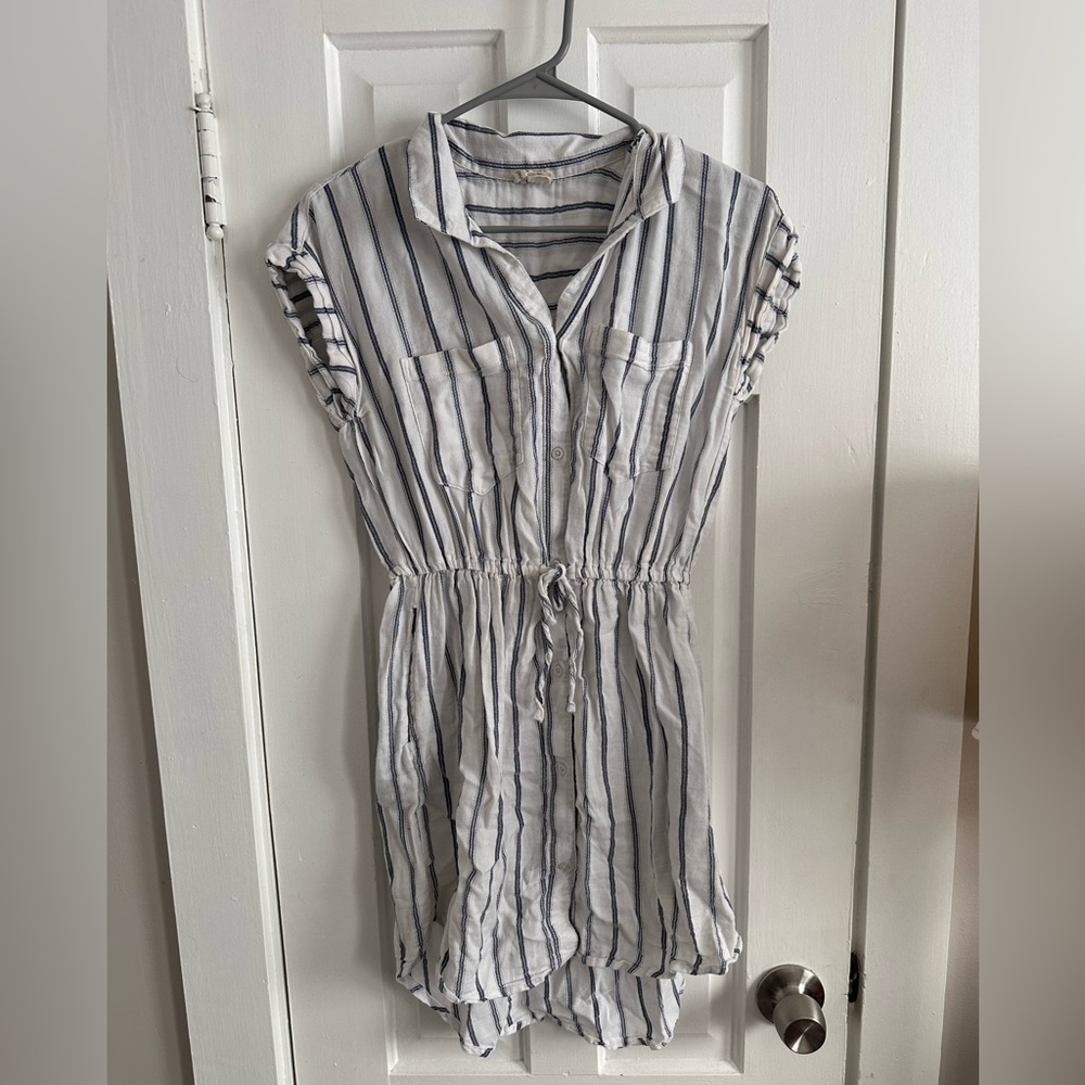 Japna | Striped Tunic - drawstring & pockets